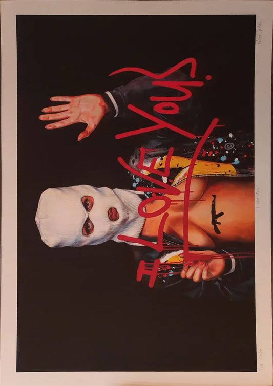 I Love You, giclee print, 37x55 cm.