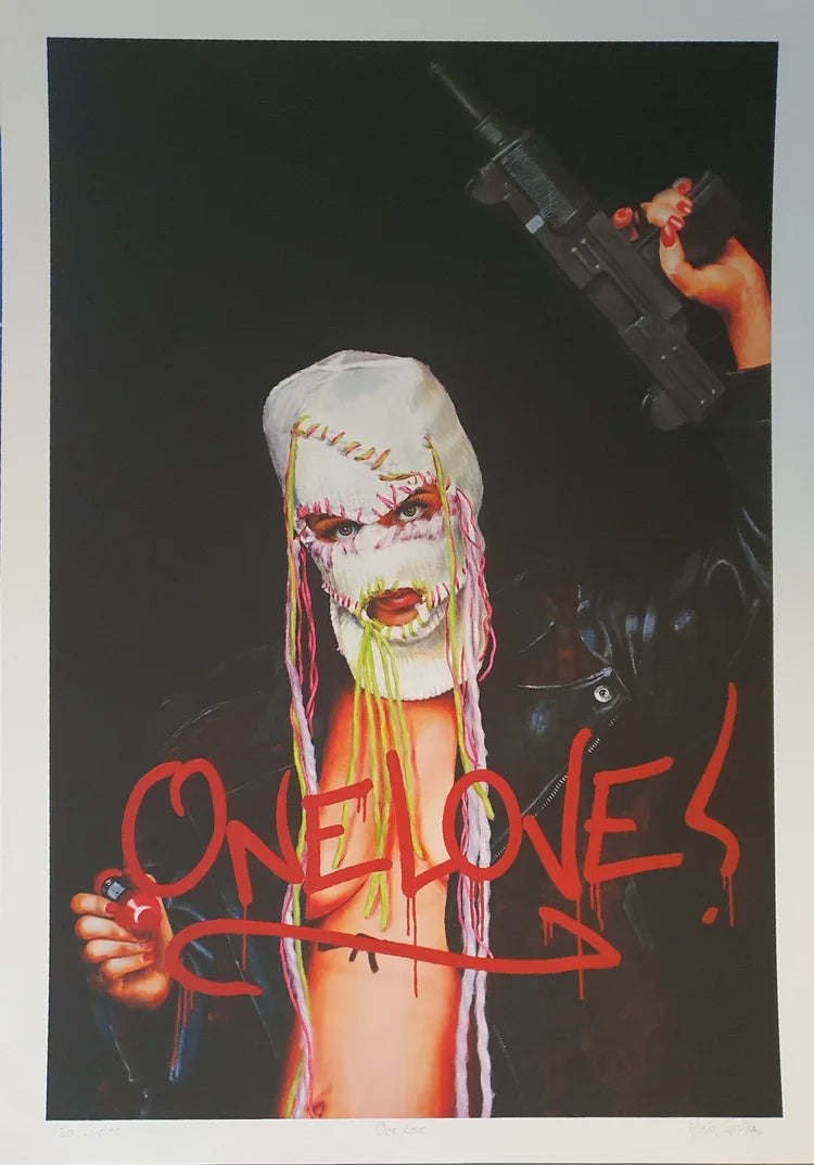 One Love, giclee print, 37x55 cm.