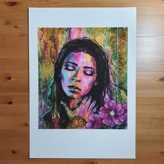 Pink Touch, giclee print, 35x40 cm.