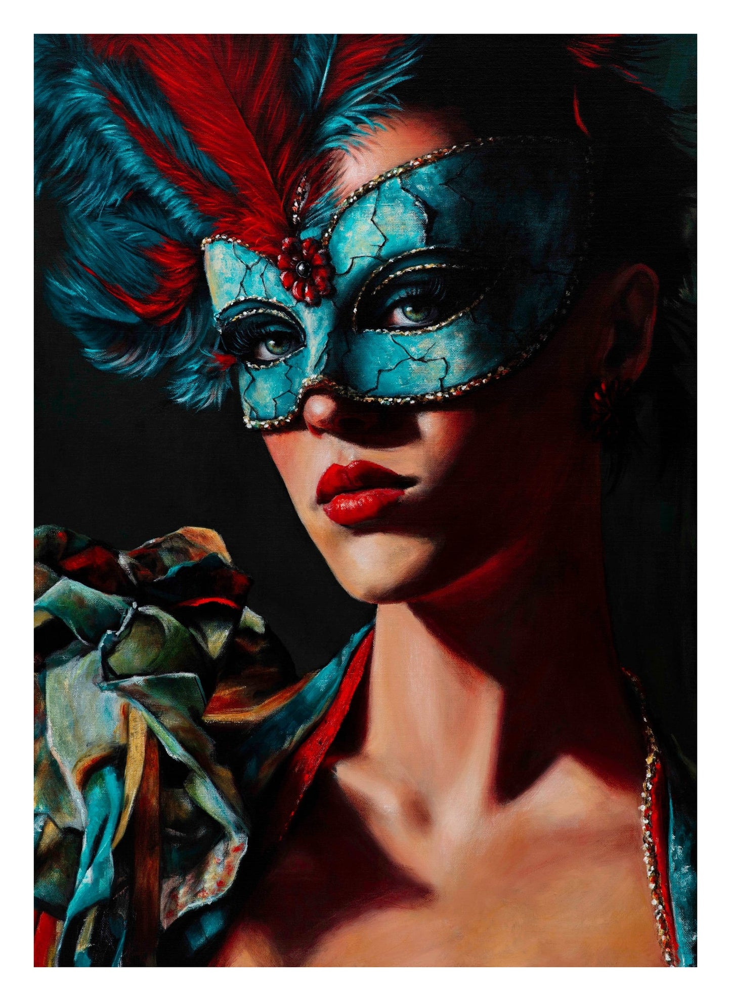 Cracks of Composure, Giclée print, A4