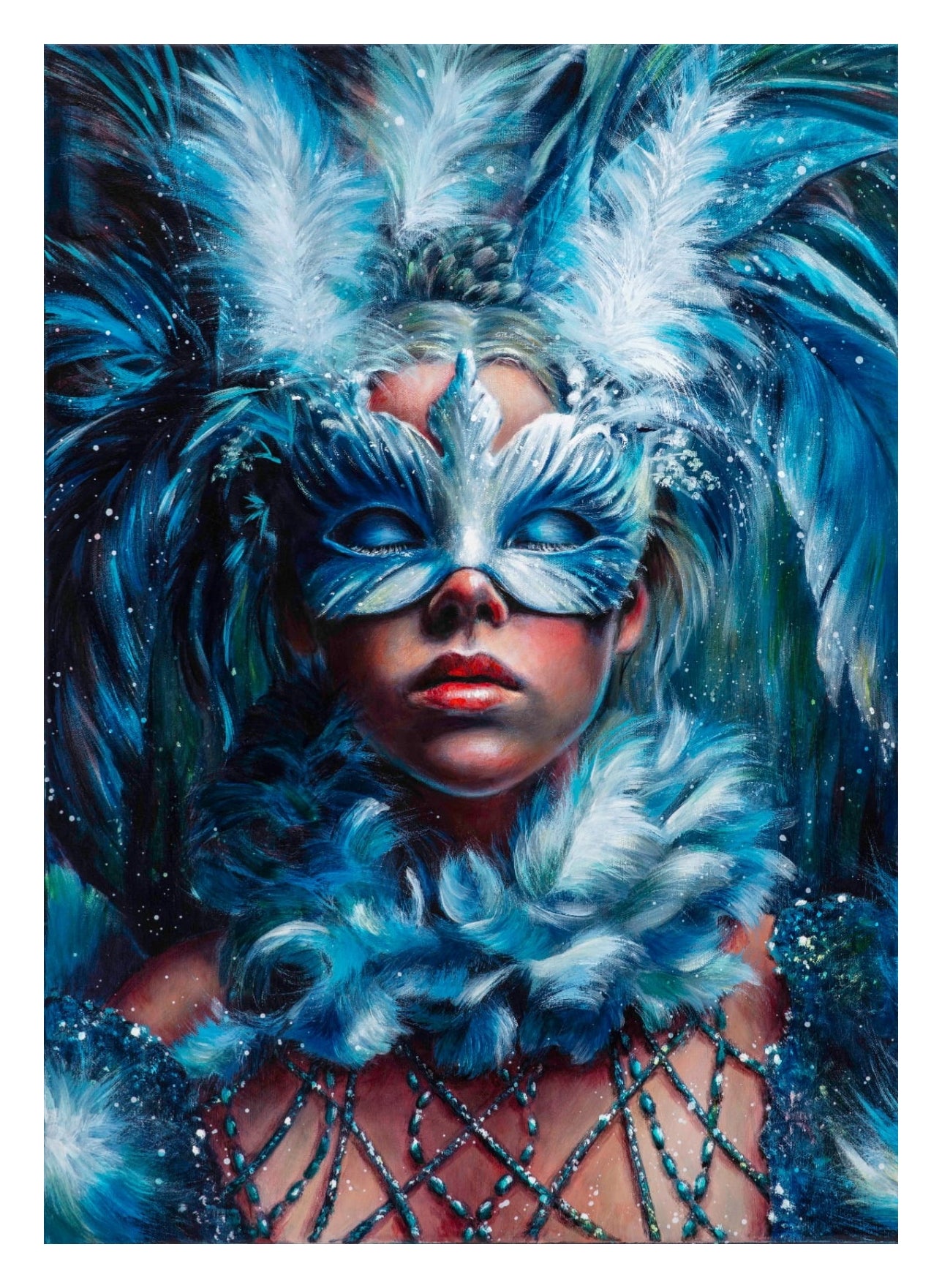 Feathered Resilience, Giclée print, A4