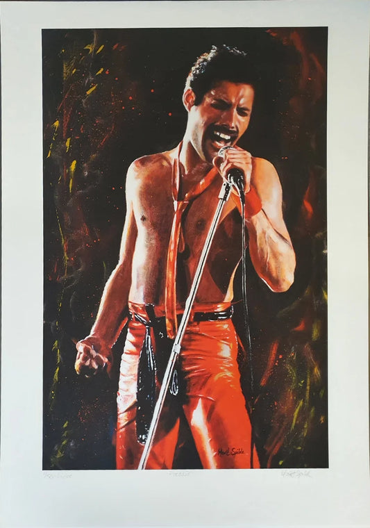 Freddie Mercury, giclee print, 50x32,5 cm.