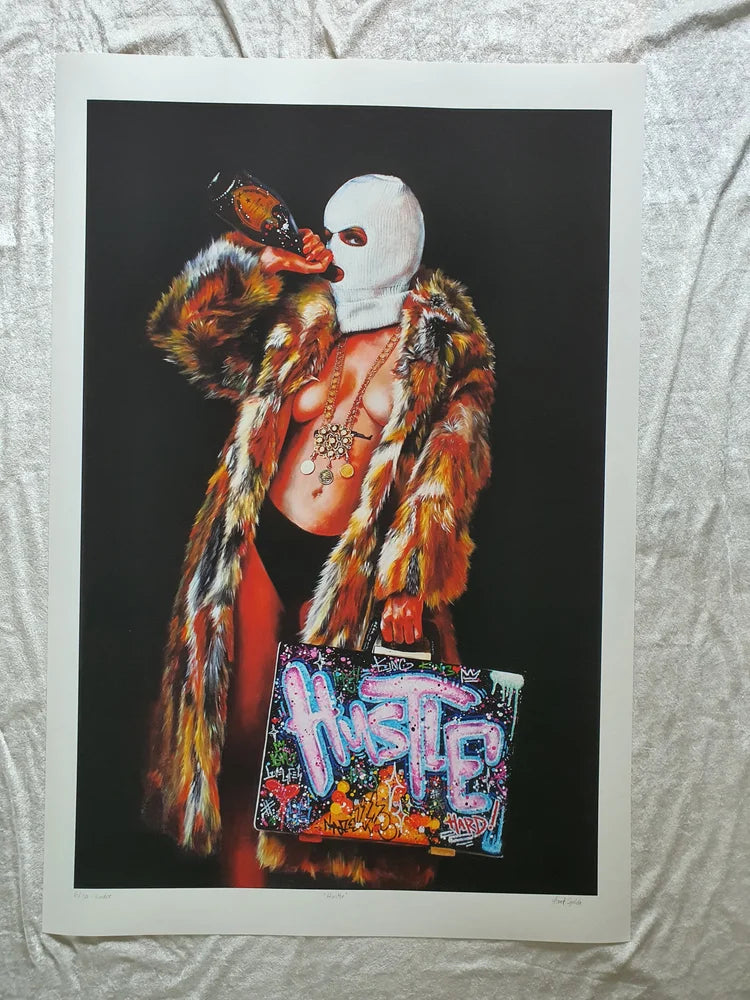 Hustle, giclee print, 66x100 cm. 