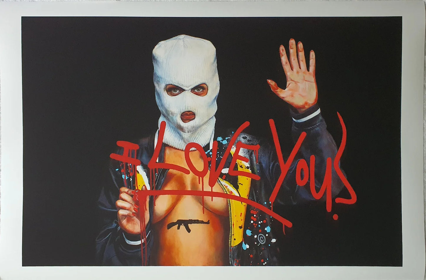 I Love You, Giclee print, 66x100 cm 