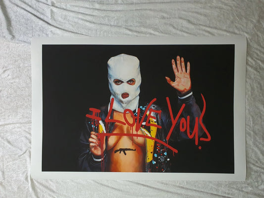 I Love You, Giclee print, 66x100 cm 