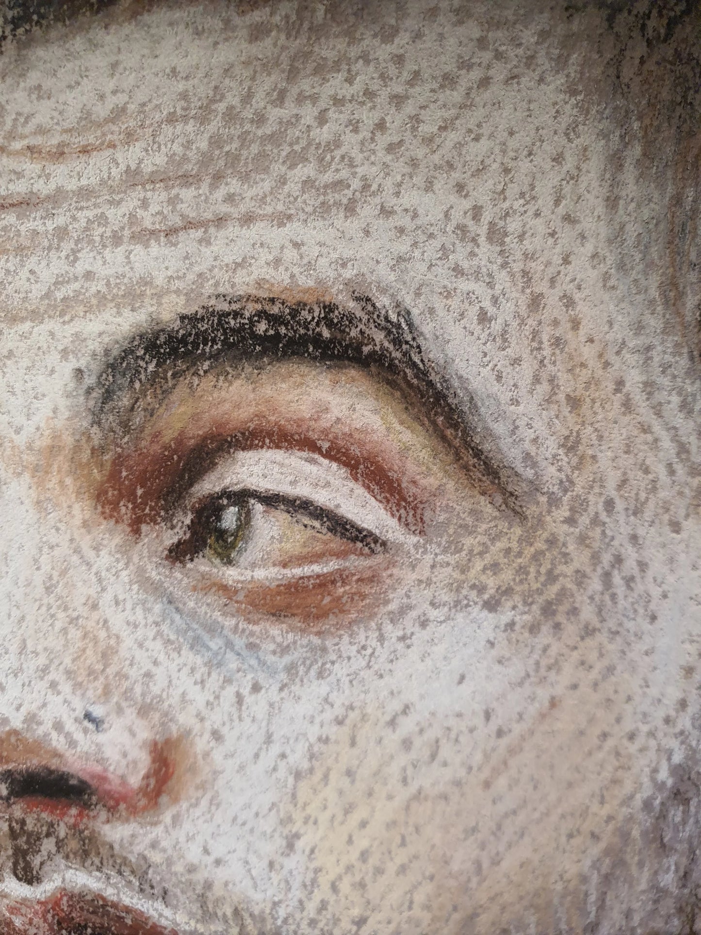 Mac Miller pastel drawing 