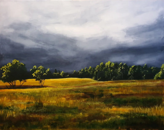 Moody sky, 120x95 cm 