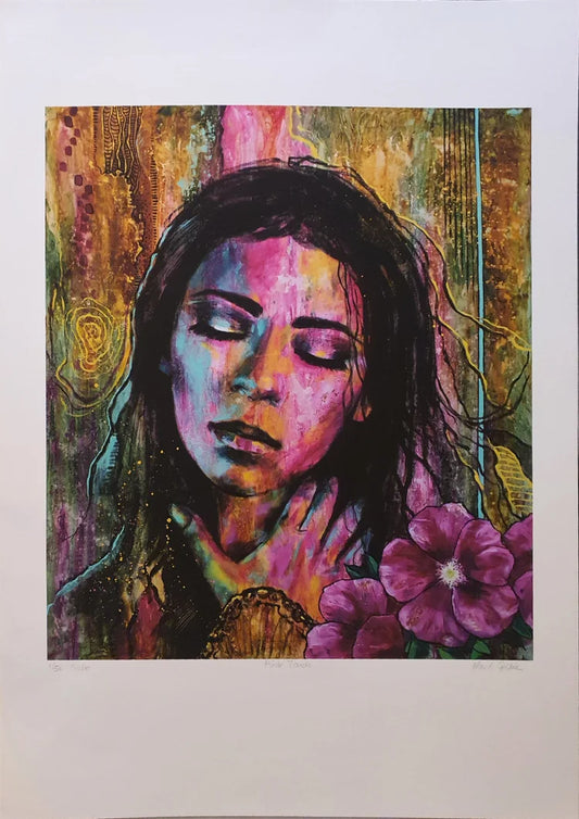 Pink Touch, giclee print, 35x40 cm.