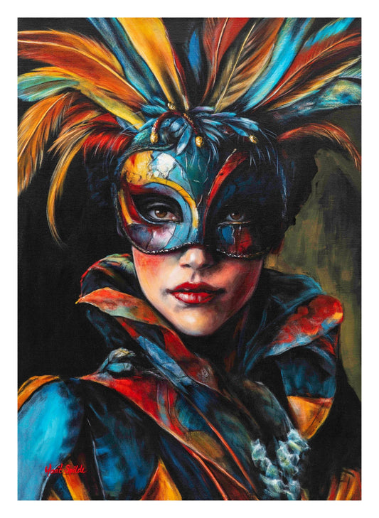 The Quiet Masquerade, Giclée print, A4
