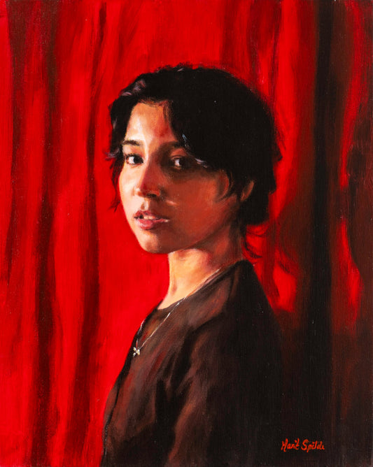 Drapery of silence, 40x50 cm 